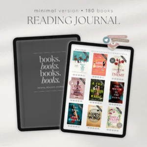 Minimal Digital Reading Journal