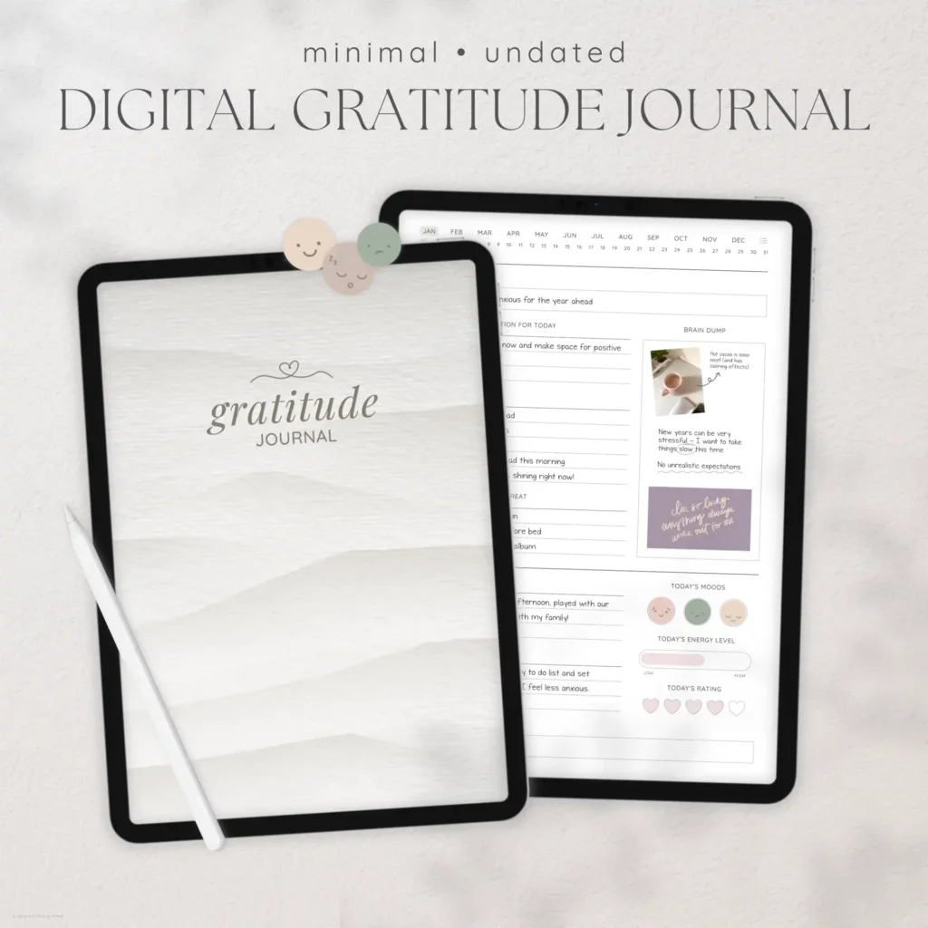 Digital Gratitude Journal