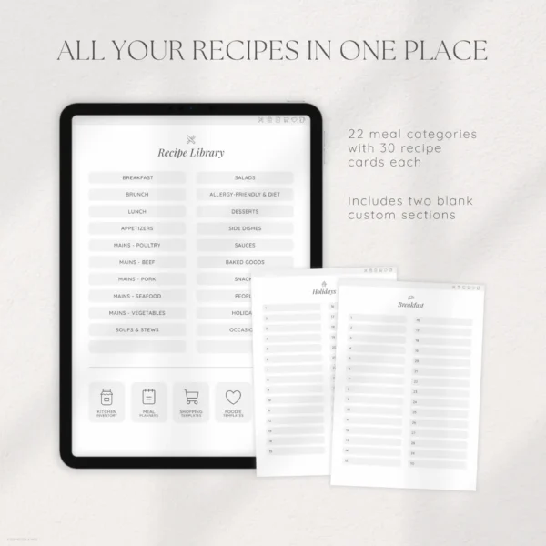 Digital Recipe Book