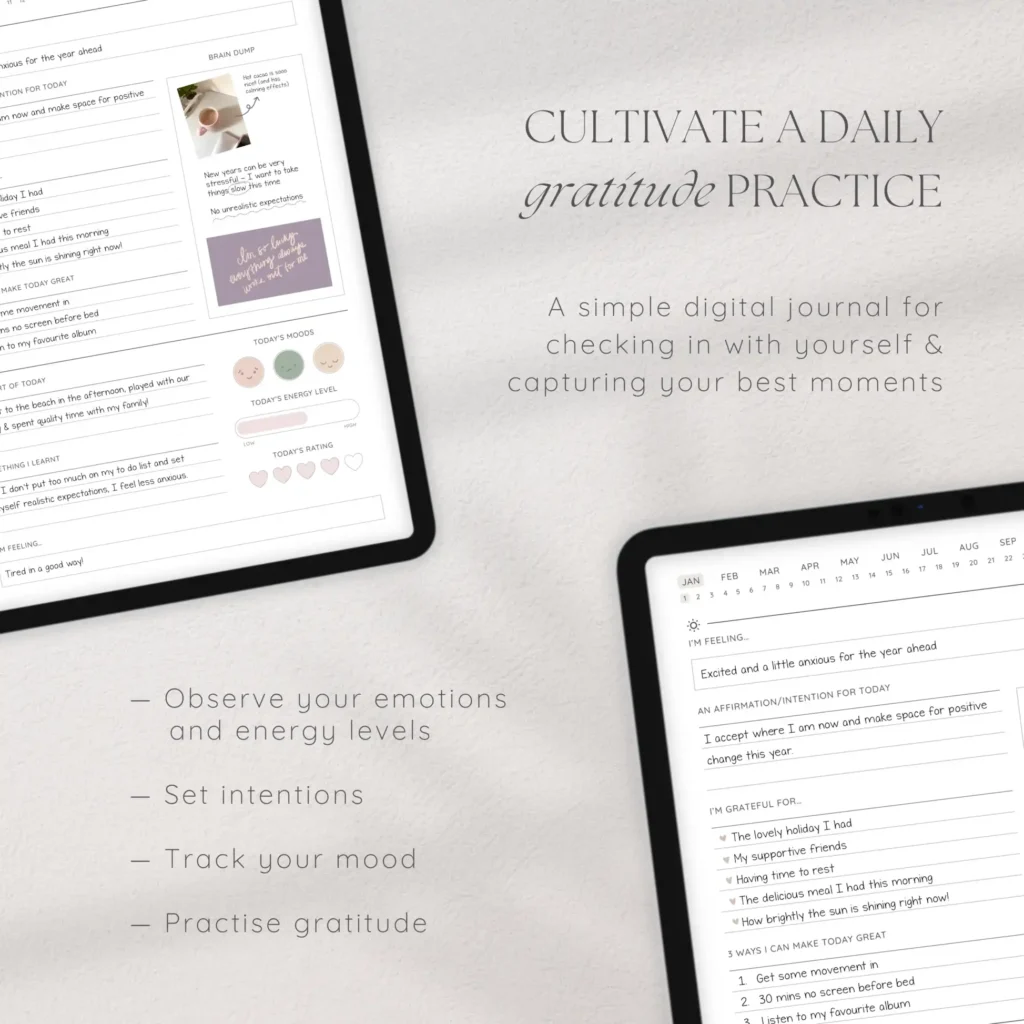 Digital Gratitude Journal