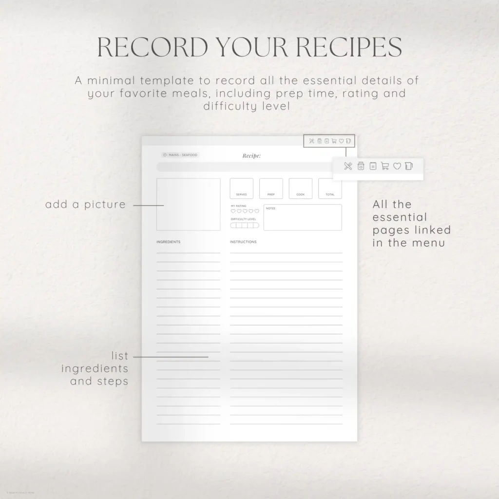 Digital Recipe Book