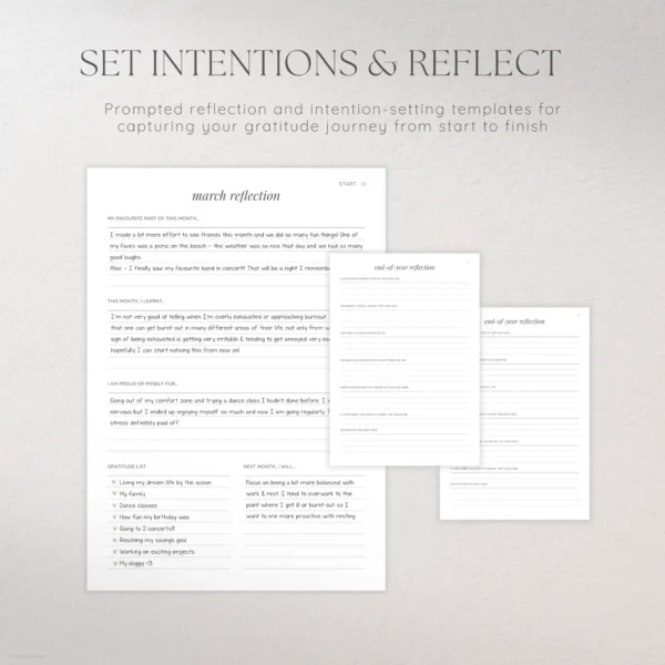 Digital Gratitude Journal