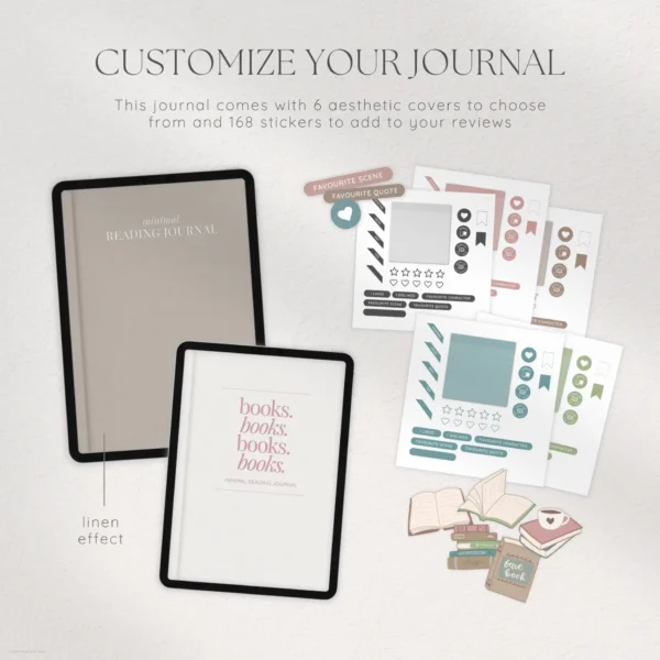 Minimal Digital Reading Journal