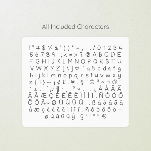 Matcha Latte Handwritten Font Bundle