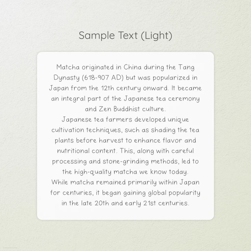 Matcha Latte Handwritten Font Bundle