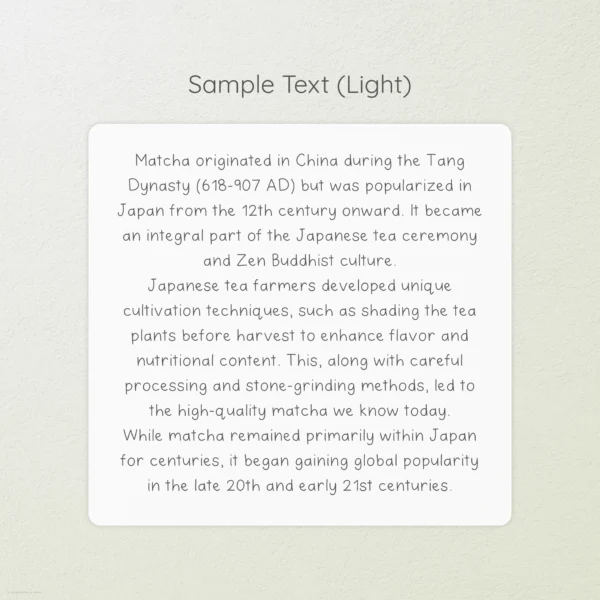 Matcha Latte Handwritten Font Bundle
