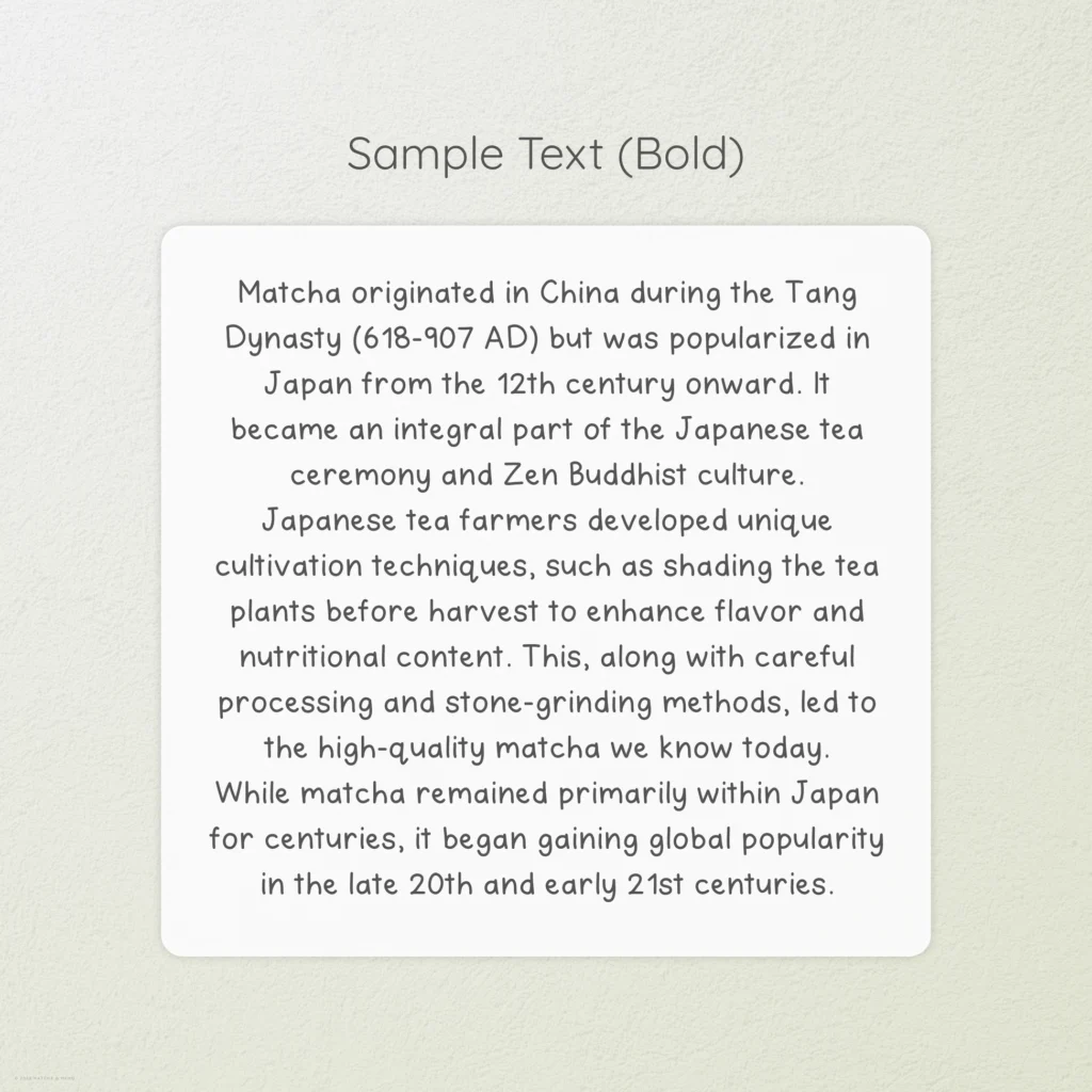 Matcha Latte Handwritten Font Bundle