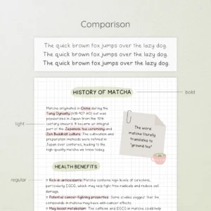 Matcha Latte Handwritten Font Bundle - Image 6