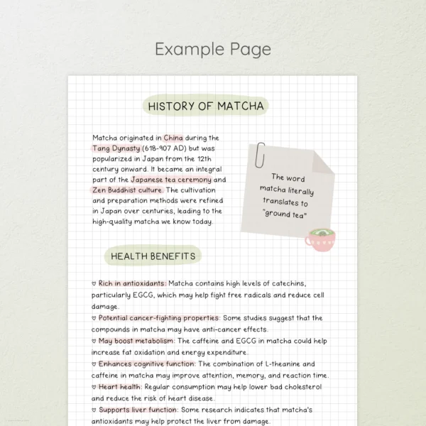Matcha Latte Handwritten Font