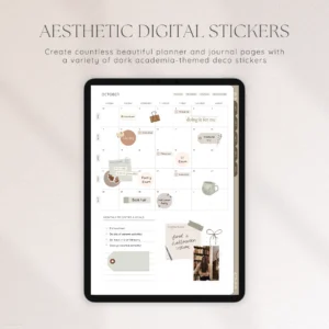 Dark Academia Digital Deco Stickers - Image 2