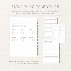 Undated Digital Planner - Liquorice Version - Image 3