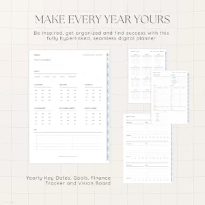 Undated Digital Planner - Seashore Version - Image 3