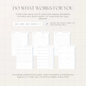 Undated Digital Planner - Seashore Version - Image 7