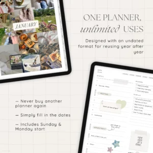 Undated Digital Planner - Stardust Version - Image 2
