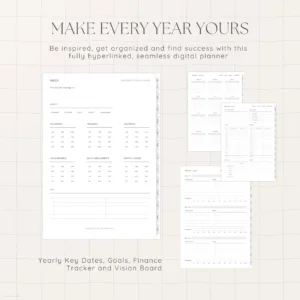 Undated Digital Planner - Stardust Version - Image 3
