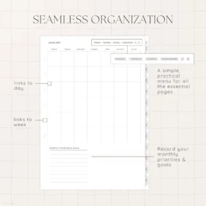 Undated Digital Planner - Stardust Version - Image 4