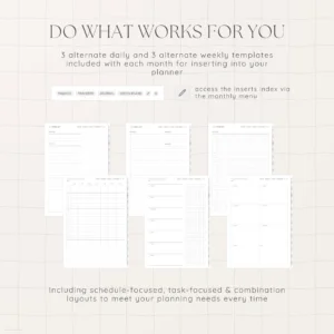 Undated Digital Planner - Stardust Version - Image 7