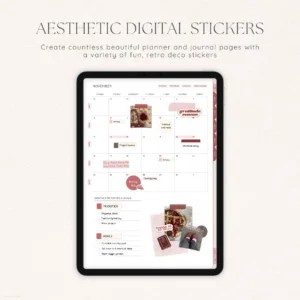 Cherry Pie Digital Deco Stickers - Image 2
