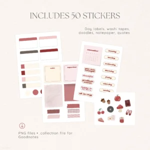 Cherry Pie Digital Deco Stickers - Image 3