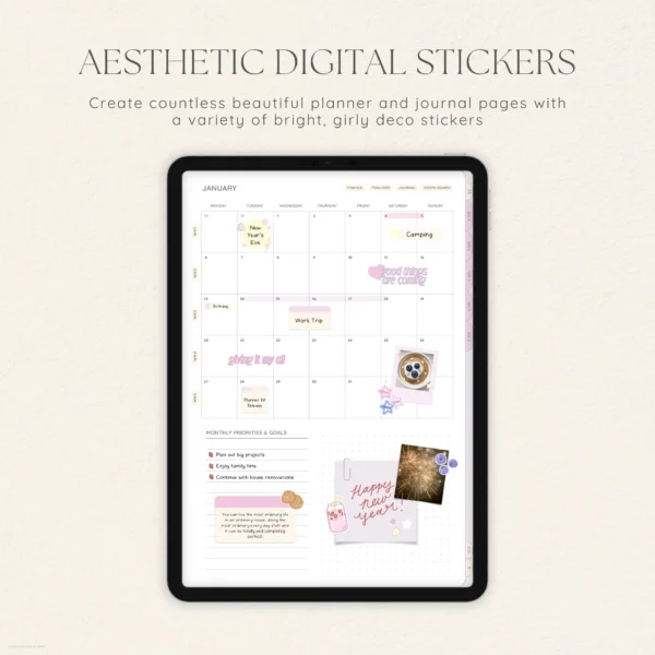 Berry Fresh Digital Deco Stickers