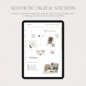 Cozy Winter Digital Deco Stickers - Image 2