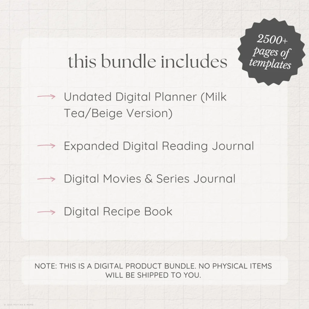 Digital Planner Bundle