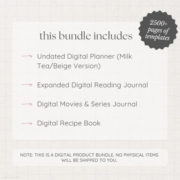 Digital Planner Bundle