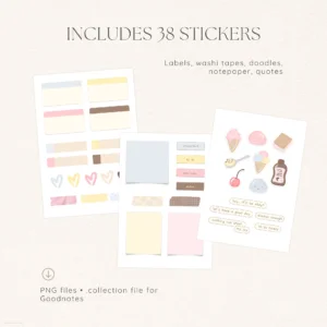 Summer Scoop Digital Deco Stickers - Image 3