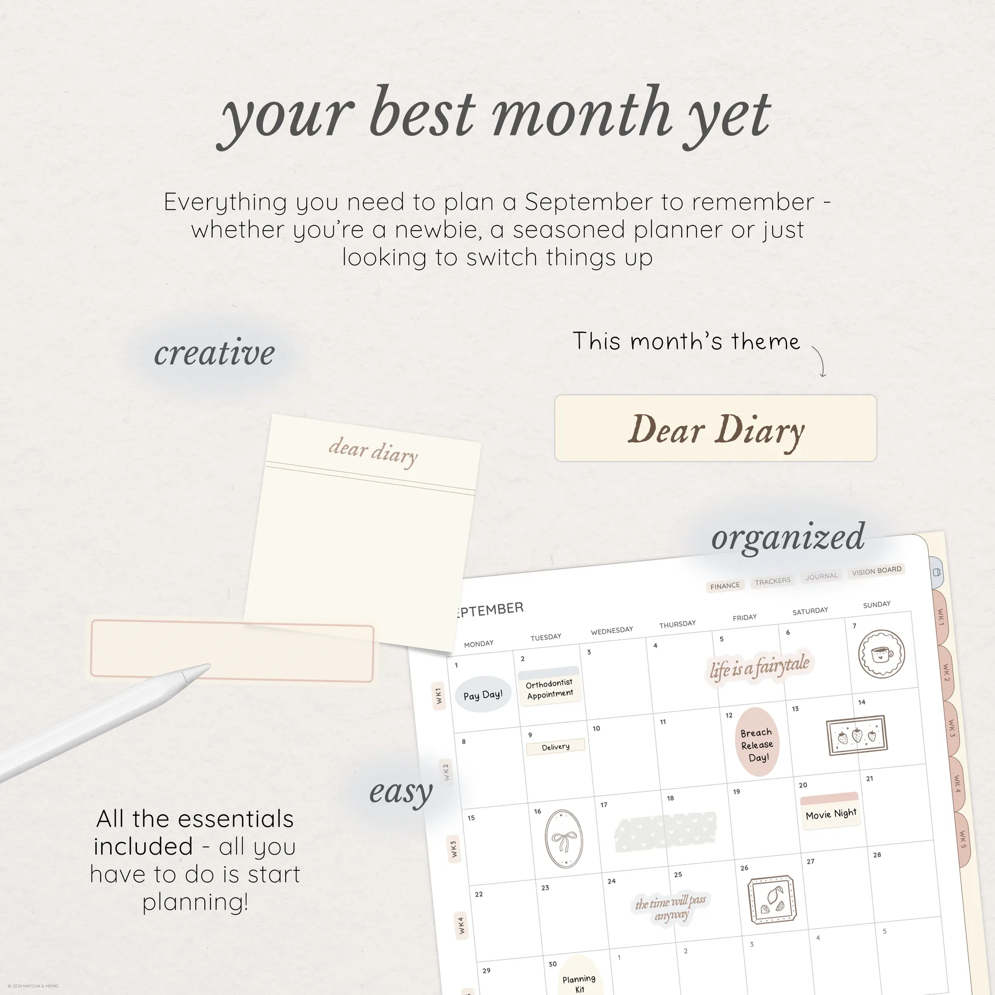 September Digital Planning Kit - Image 2