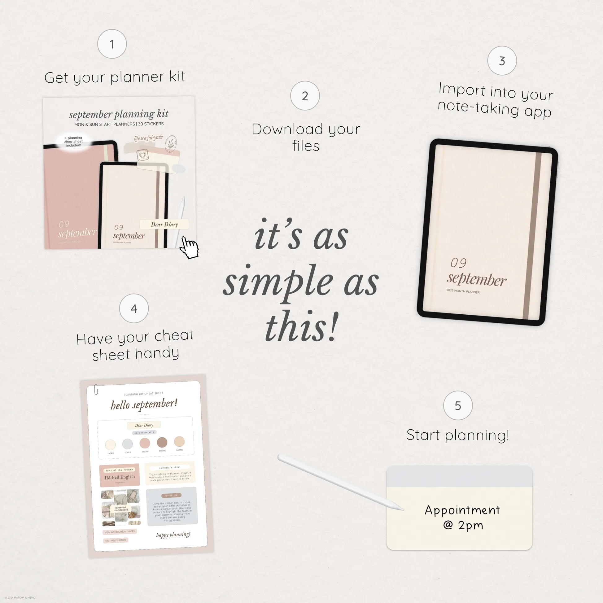 September Digital Planning Kit - Image 8
