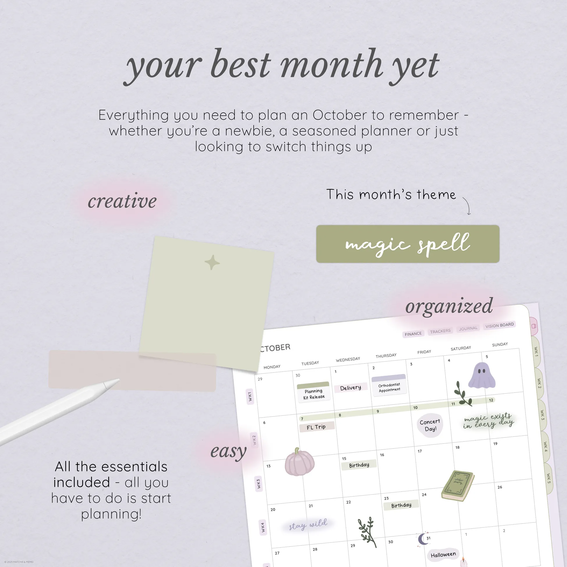October Digital Planning Kit - Image 2