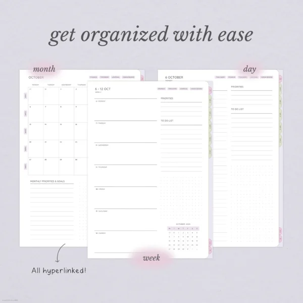 October Digital Planning Kit