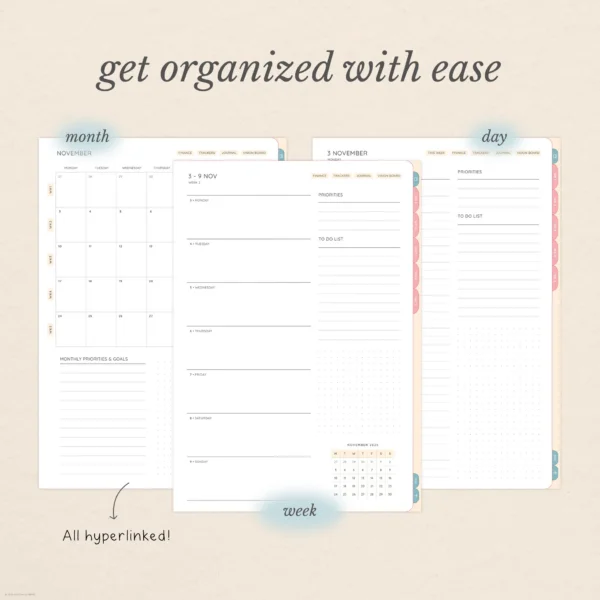 November Digital Planning Kit