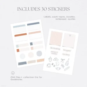 Picnic Date Digital Deco Stickers - Image 3