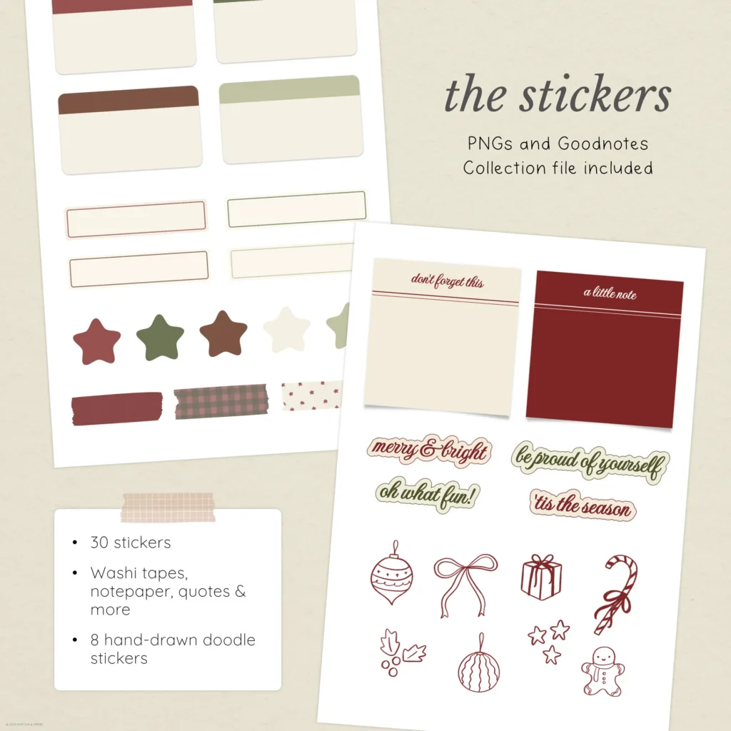 December Digital Planning Kit