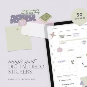 Magic Spell Digital Deco Stickers - Image 1