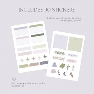 Magic Spell Digital Deco Stickers - Image 3